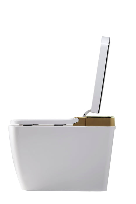 SLT600 | One Piece Smart Toilet  Remote& APP Control Gold Smart Living and Technology