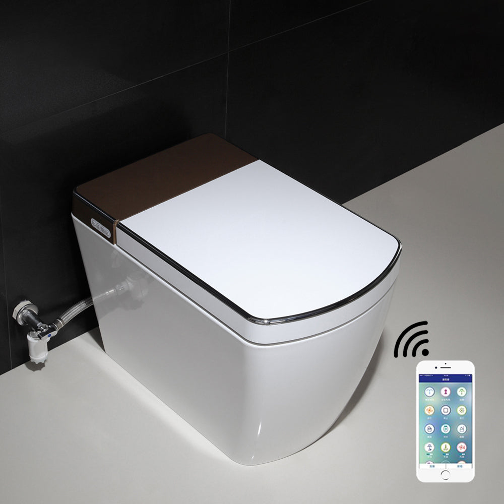 SLT600 | One Piece Smart Toilet  Remote& APP Control Gold Smart Living and Technology