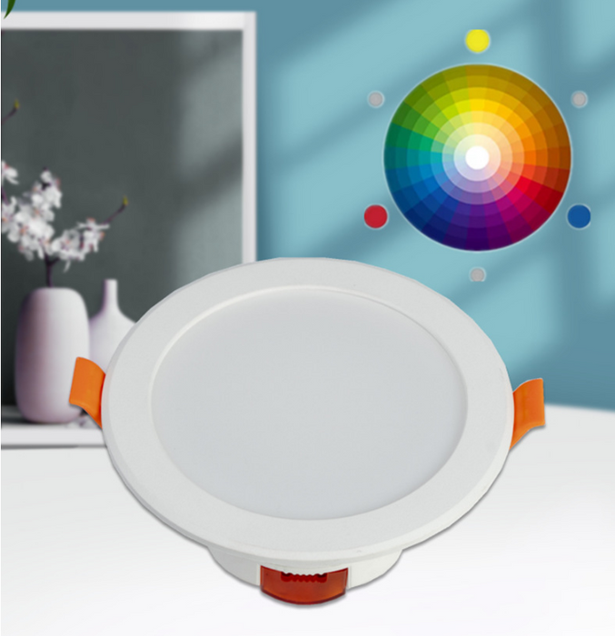 Smart Dimmable RGB Color Changing Recessed LED Downlight Smart Living and Technology