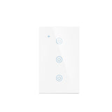 Smart Wall Touch Light Switch Wi-Fi Mobile App Control Alexa, Google Assistant Compatible No Hub Required Smart Living and Technology