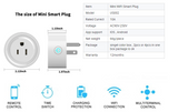 Smart Wi-Fi Plug Mini Work With Alexa and Google Home, Take Full Control of your home Timer and Schedule, 2.4GHZ Wi-Fi Only Smart Living and Technology