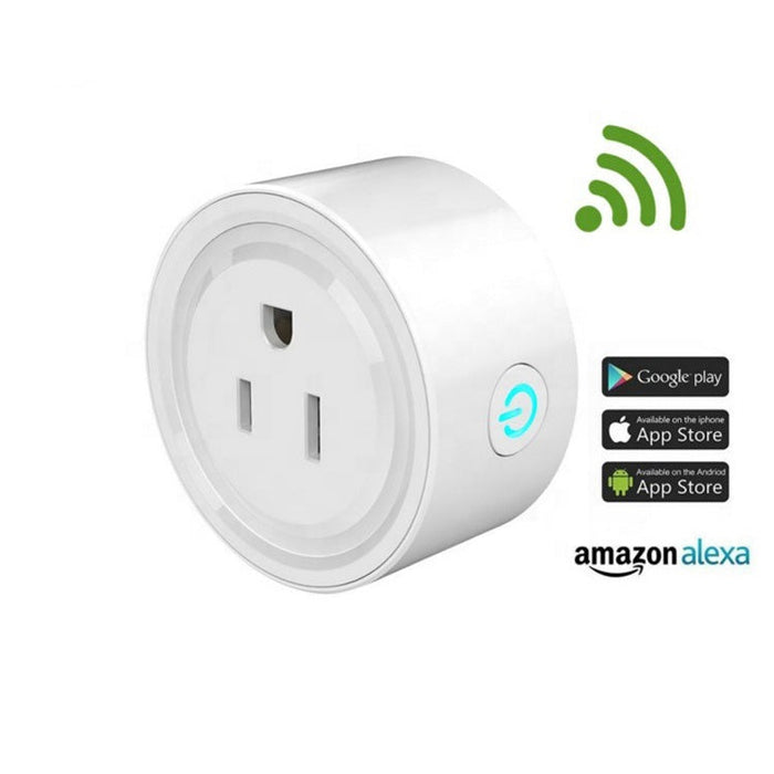 Smart Wi-Fi Plug Mini Work With Alexa and Google Home, Take Full Control of your home Timer and Schedule, 2.4GHZ Wi-Fi Only Smart Living and Technology