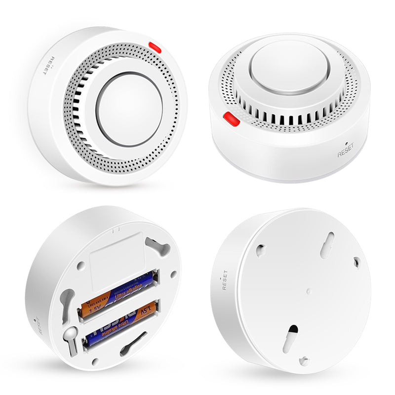 Smart Wi Fi Smoke Detector Fire Alarm Battery Operated (AAA)- Smart Life & Tuya APP Smart Living and Technology