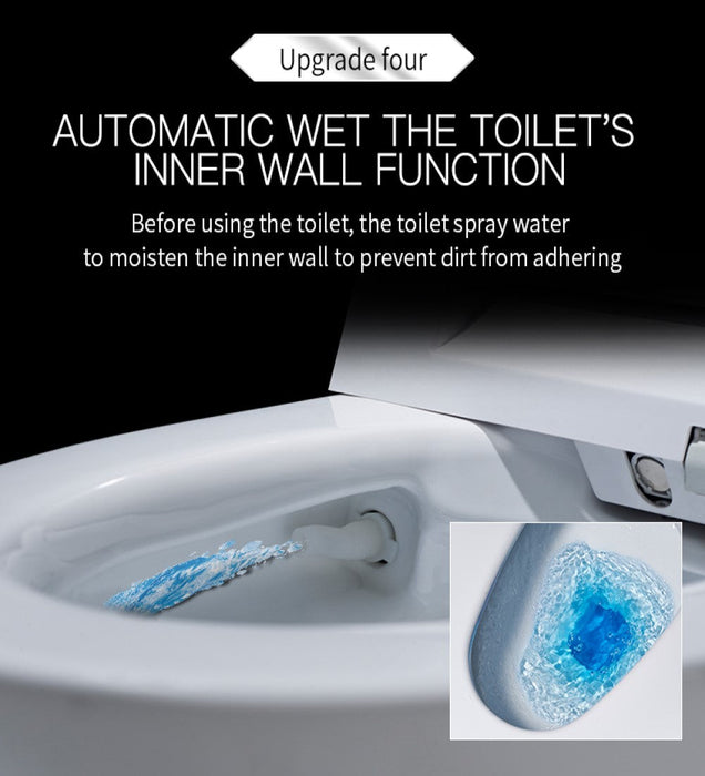 VOLCANO| Stylish Design Smart Luxury Toilet Automatic Self Cleaning Heated Seat - Available in  Different Colors Smart Living and Technology