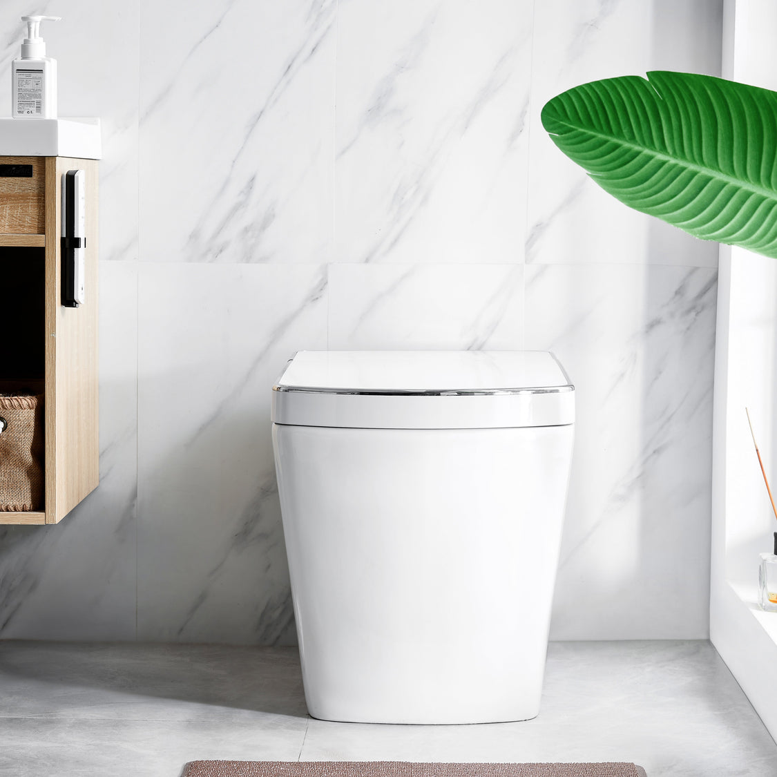 Luxury Resort Style Intelligent Toilet Seat Remote Control & Mobile App ...